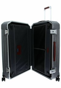 Piquadro LIGHT FRAME BIG SIZE HARDSIDE SPINNER - Trolley - black natural tan