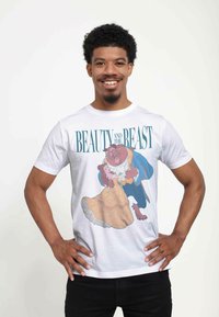 Henry Tiger BEAUTY & THE BEAST VINTAGE BEAUTY UNISEX - T-shirt z nadrukiem