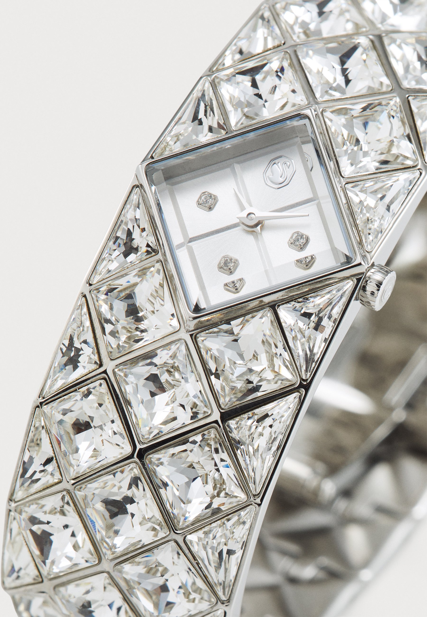 【SWAROVSKI】Curiosa Bangle ウォッチ Swarovski Curiosa Bangle watch- Silver Crystal Bracelet