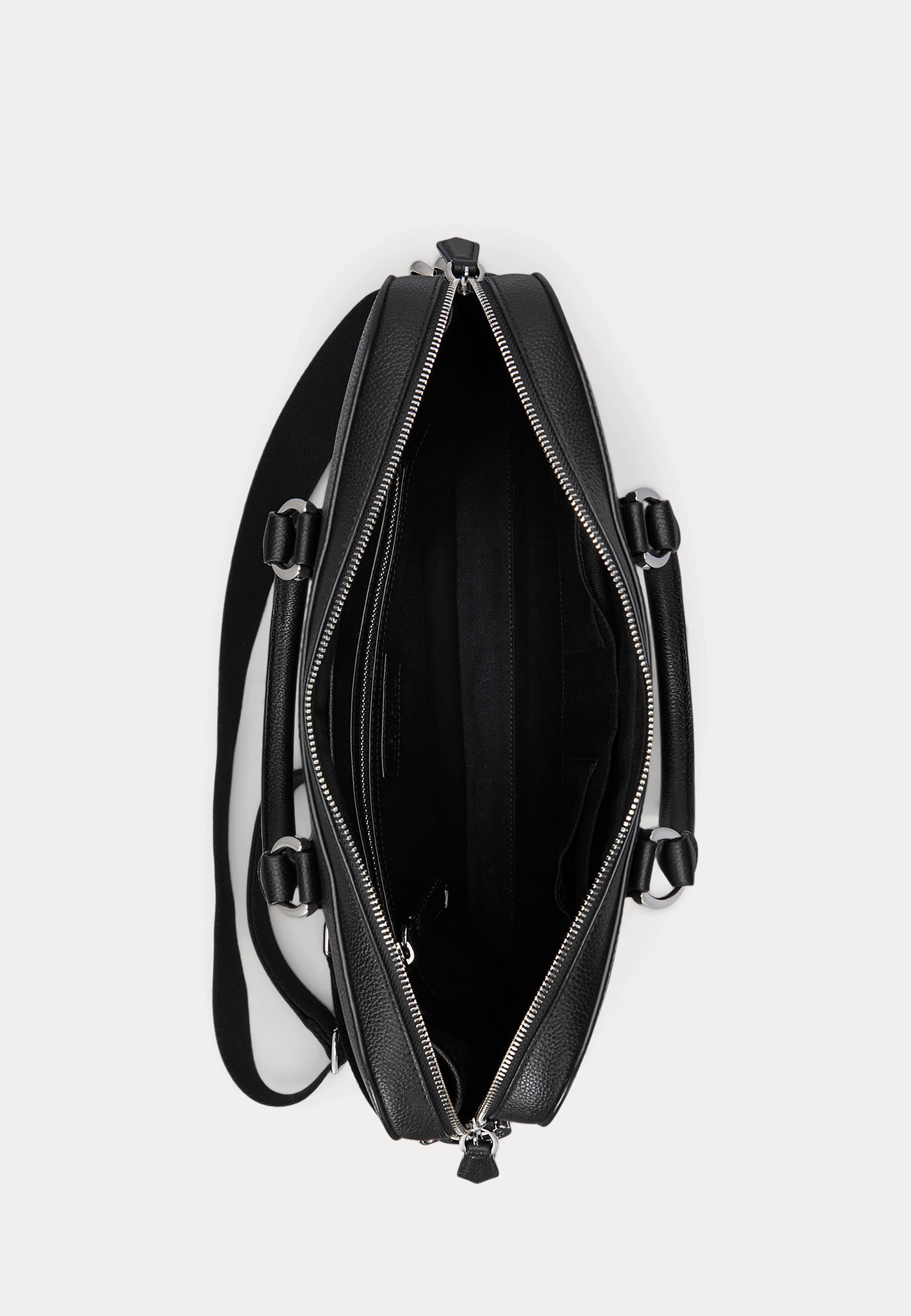 Polo Ralph Lauren PEBBLED LEATHER COMMUTER BAG UNISEX - Briefcase