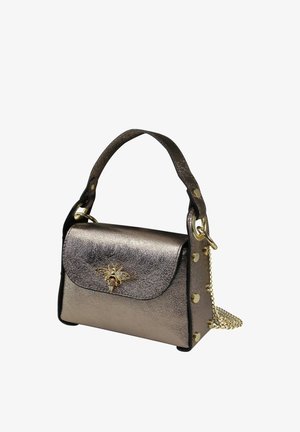 DrachenLeder Handtas - bronze metallic braun