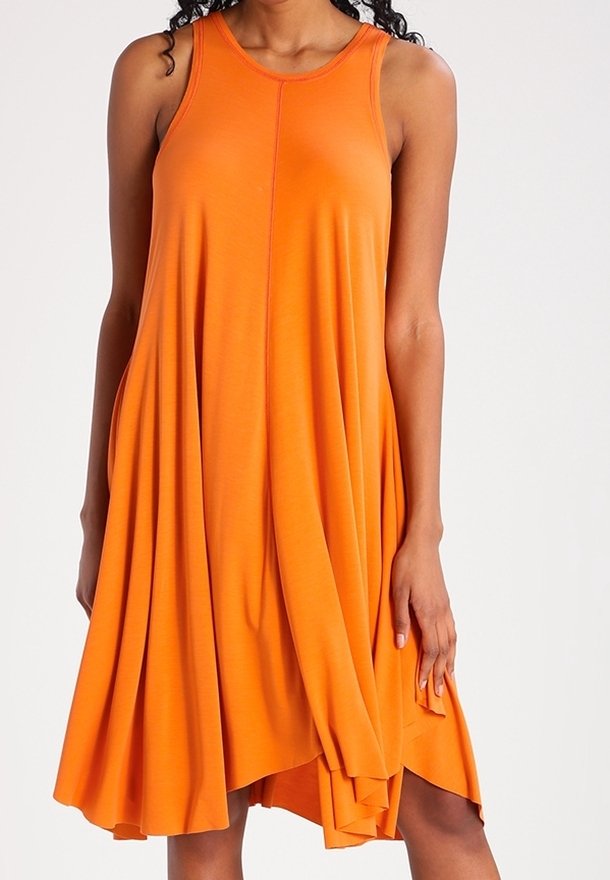 By Malene Birger Žerzejové šaty - orange