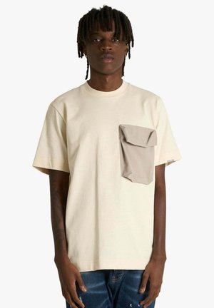 T-shirt con stampa - beige