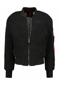 Alpha Industries MA-1 TEDDY - Jakna iz flisa - schwarz