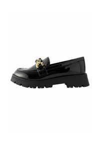 Next - CHUNKY CHAIN SCHOOL - REGULAR FIT - Pantofi slip-on - black patent Imagine miniatură 1