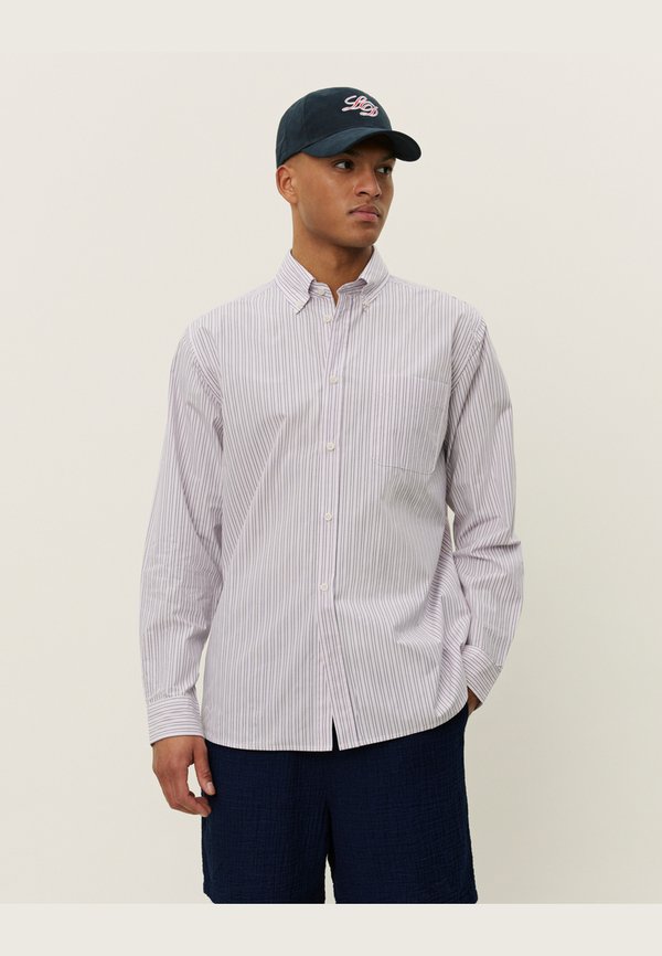 KENT STRIPE - Shirt - peach whip