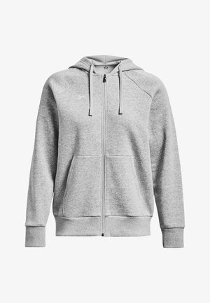 RIVAL   - Zip-up sweatshirt - mod gray light heather   white