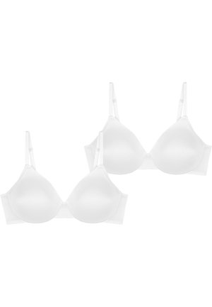 2-PACK SOFT SENSATION - Sujetador push-up - white