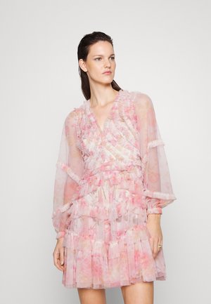 ROSE BLUEBELL RUFFLE MINI DRESS - Cocktailkleid/festliches Kleid - moonshine