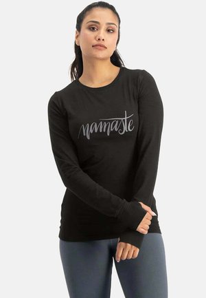 Langarmshirt - onyx black