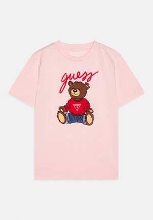 Guess, JUNIOR CORE UNISEX - T-shirt con stampa - candy pink