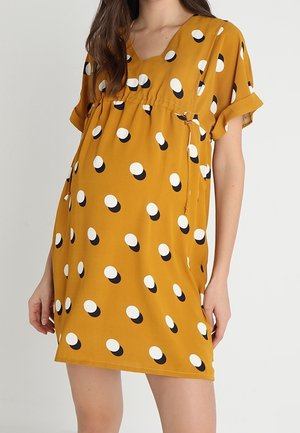 Vardagsklänning - dark yellow