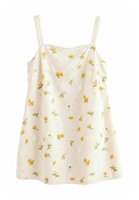 Next - FLORAL DITSY EMBROIDERED MINI  - Robe de jour - cream yellow Image miniature 1