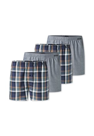 4ER PACK - Boxershorts - dunkelblau/grau