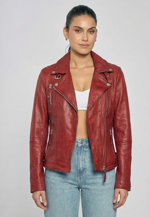 Freaky Nation Leren jas - apple red