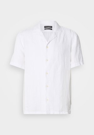 Marc O'Polo CAMP COLLAR SHORT SLEEVES SLITS AT SIDE SEAMS - Shirt - white