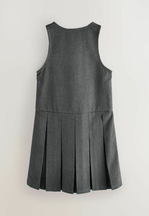 REGULAR FIT - ZIP FRONT PLEATED SCHOOL PINAFORE - Freizeitkleid - grey