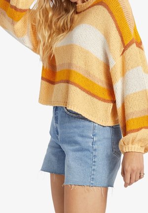 Striktrøje - yellow