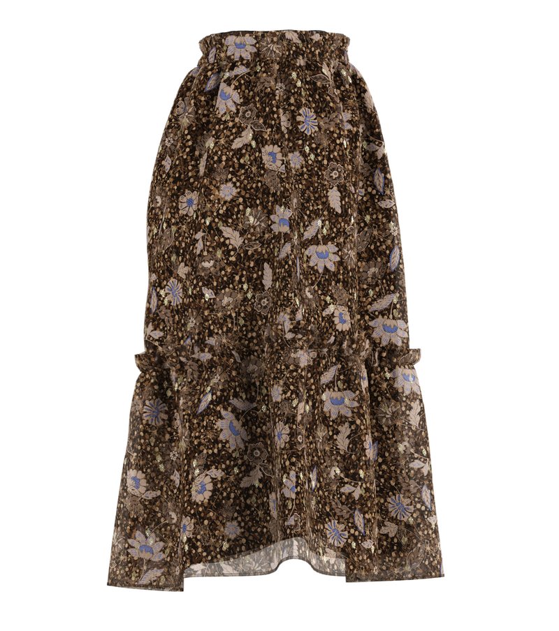 Damen Jeansröcke | Saint Tropez Faltenrock black winter paisley/schwarz - VI42051 Damen Jeansröcke | Saint Tropez Faltenrock black winter paisley/schwarz - VI42051