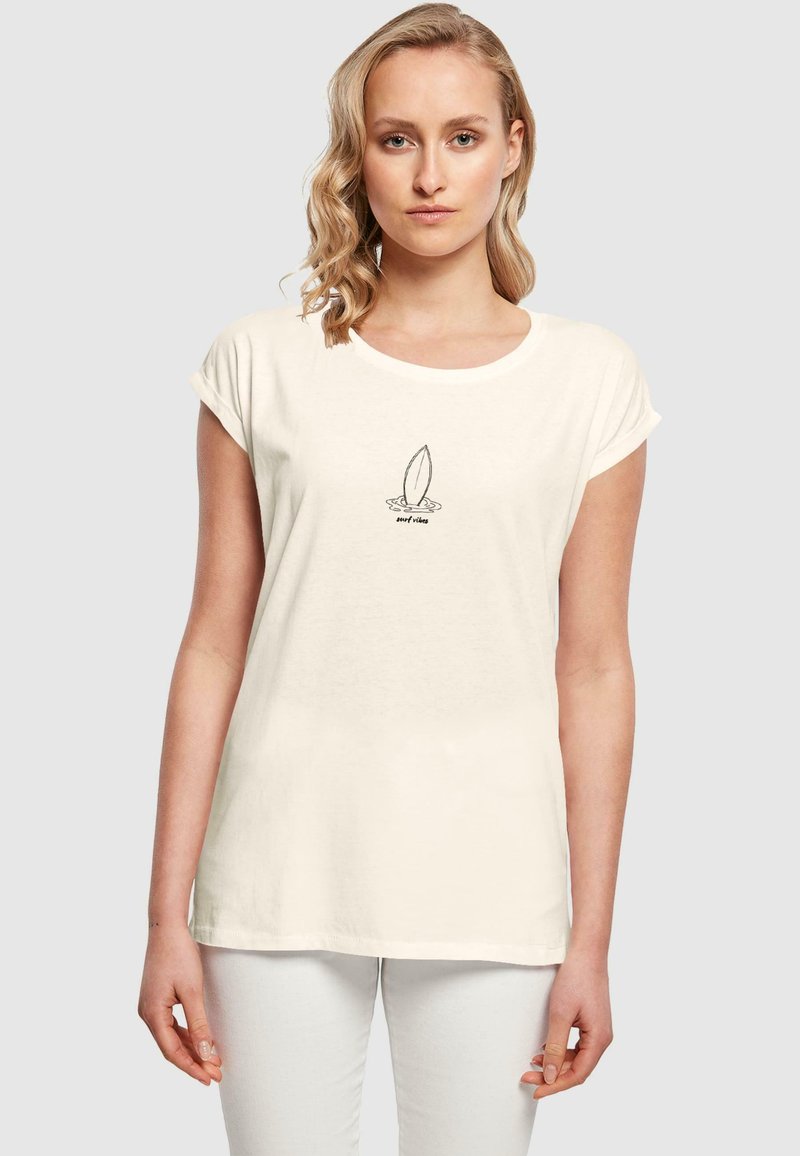 Merchcode SUMMER - SURF VIBES - T-shirts print - sand