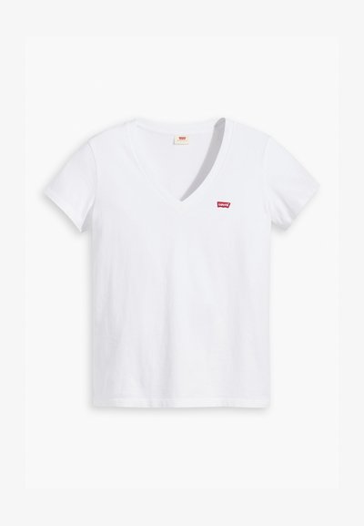 PERFECT VNECK - T-shirt basique - white