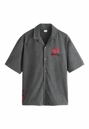 REGULAR FIT - LICENSE SNOOPY  SHORT SLEEVE  - Hemd - charcoal grey