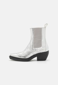 CPH232 - Stivaletti con plateau - silver