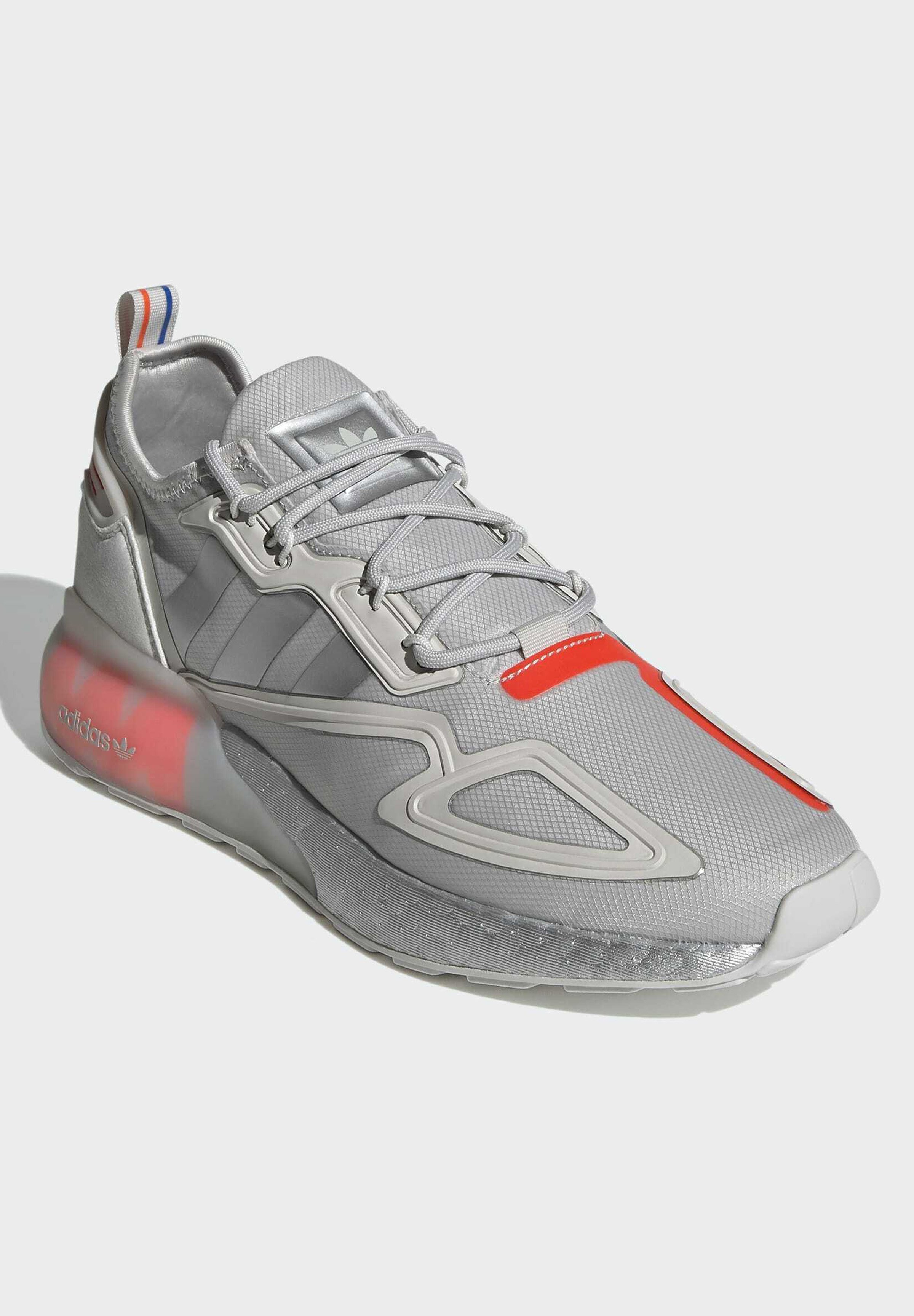 adidas Originals ZX 2K BOOST SHOES - Trainers - grey - Zalando.co.uk