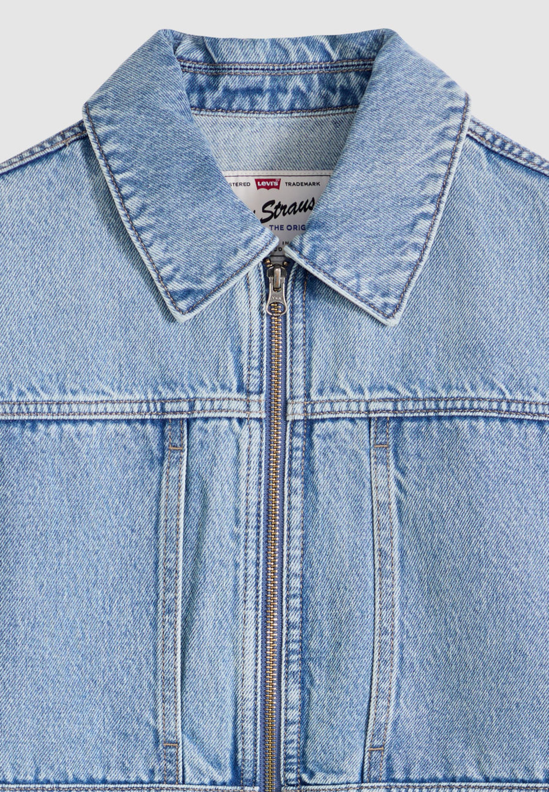 Levi's® JAANAI - Bomber Jacket - cloudy days/light-blue denim