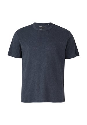 Dunkelgraues T-Shirt mit kurzen Ärmeln und Rundhalsausschnitt, schlichtes Design, Größe XXL, dargestellt auf weißem Hintergrund.