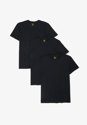 OVS, PACK OF THREE CREW NECK - T-shirt basic - gunmetal