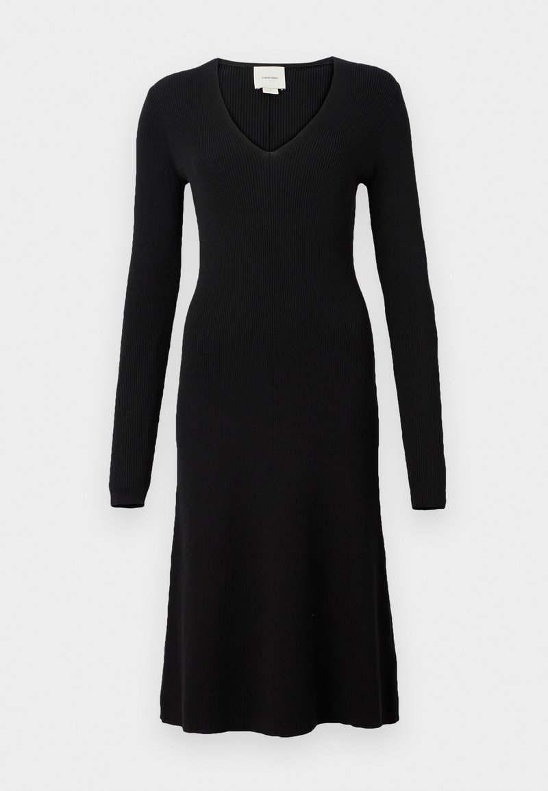 Calvin Klein Gebreide jurk zwart Calvin Klein Gebreide jurk zwart