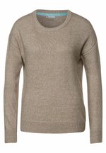 Trui-mouwloos voor dames in Beige