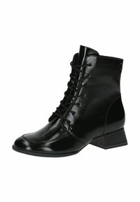 Caprice Botines con cordones - black naplak