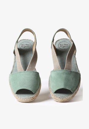 ELLA - Pleištapadžiai sandalai - mint