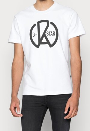 T-shirt print - white