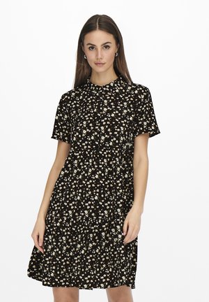 JDY, PIPER S/S - Риза рокля - black
