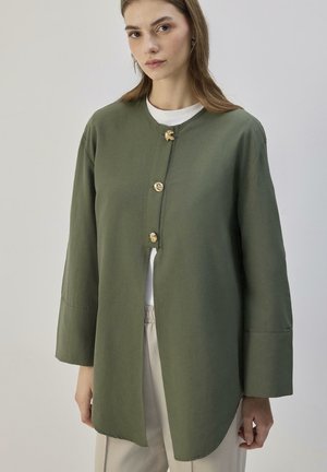 GOLD BUTTON - Blouse - khaki