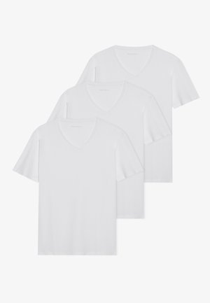 Pier One 3 PACK  - Základné tričko - white