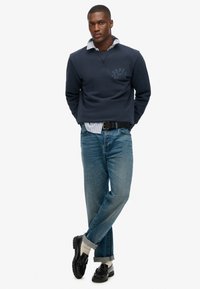 Superdry & Co ATHLETIC ESSENTIALS CREW  - Sweater - eclipse navy