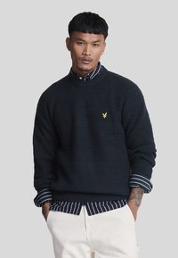 Lyle & Scott WAFFLE - Maglione - dark navy