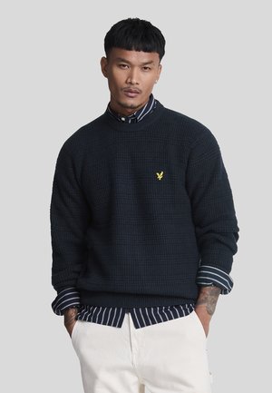 Lyle & Scott WAFFLE - Pullover - dark navy