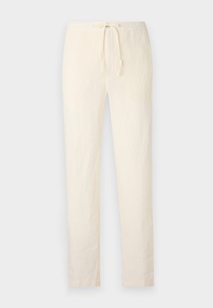 120% Lino MEN PANT - Bukse - milk