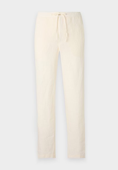 120% Lino MEN PANT - Auduma bikses - milk
