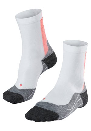 ACHILLES MEDIUM CUSHIONING - Chaussettes de sport - white/neon red