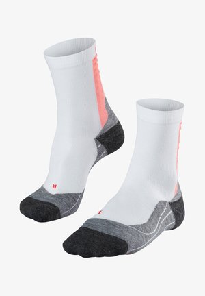 FALKE, ACHILLES MEDIUM CUSHIONING - Sportsokken - white/neon red