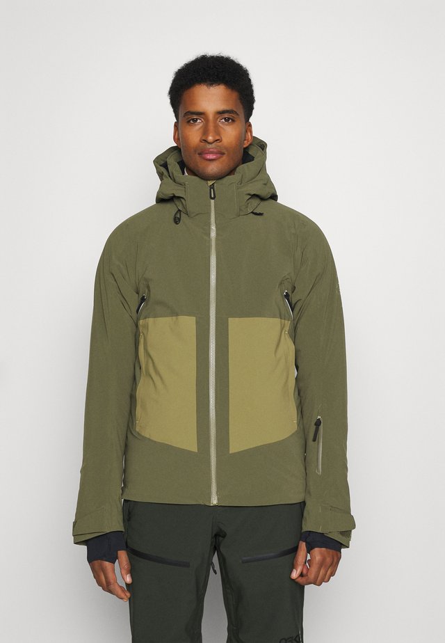 EPIC - Veste d'hiver - olive night/martini olive/white