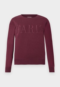 JDY JDYLETTY LS ON FRILL NOOS - Vest - maroon banner/bordeauxrood JDY JDYLETTY LS ON FRILL NOOS - Vest - maroon banner/bordeauxrood