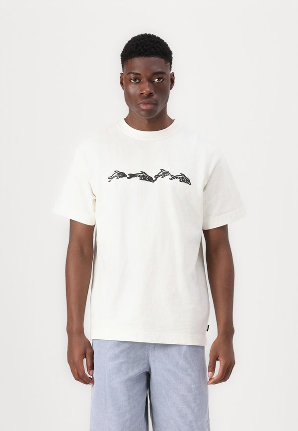 RAW ENERGY DOLPHIN TEE UNISEX - Print T-shirt - bone