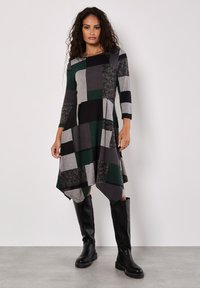 Apricot Gebreide jurk - green